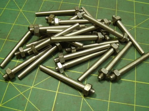 (25) THREADED TAPER DOWEL PINS #4 X 2 LARGE END DIA 0.248 1/4-28 THRDS #52248