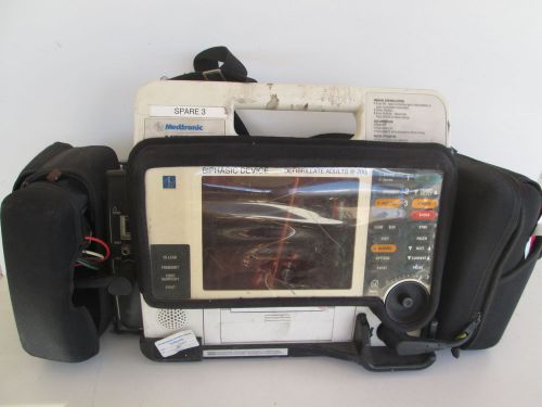 Lifepak 12 monitor powers up with ecg cable biphasic  #8