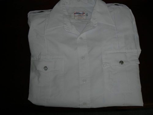 White Firefighter Long Sleeve Shirt NWOT Size 18 31/32