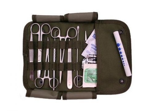 New Fully Stocked Medic Surgical Set MOLLE Nylon Bag