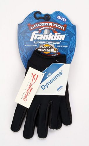 Franklin uniforce laceration resistant 2nd skins ii  dyneema tactical gloves sm for sale