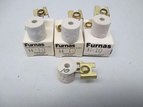LOT 4 NEW FURNAS H10 THERMAL OVERLOAD HEATER ELEMENT D267196