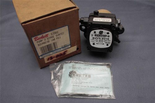 Beckett suntec two stage oil pump b2va9216 140 psi #51562 - nos for sale