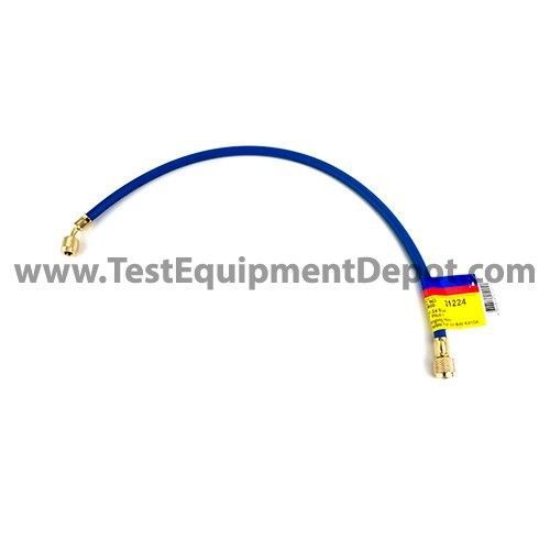 Yellow Jacket 21224 24&#034;, Blue, Plus II 1/4&#034; Charging Hose Hose