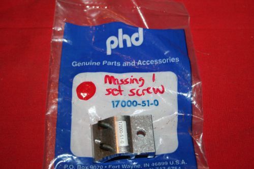 NEW phd Sensor Bracket # 17000-51-0 - BRAND NEW - Missing 1 set screw