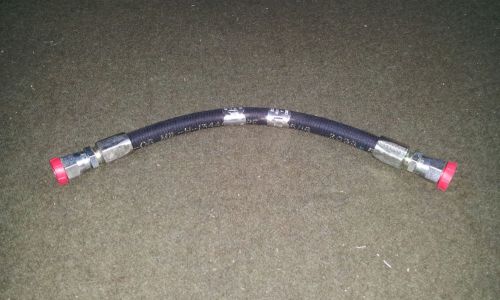 Mil-h-13444 type iii-6 5/16&#034; id hydraulic hose 13&#034; long new for sale