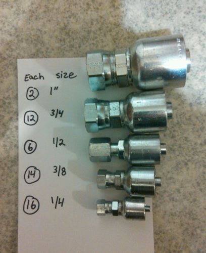 Parker hydraulic fittings jic for sale