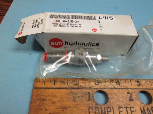 New sun hydraulics fxba-xan hydraulic cartridge valve fxba xan for sale