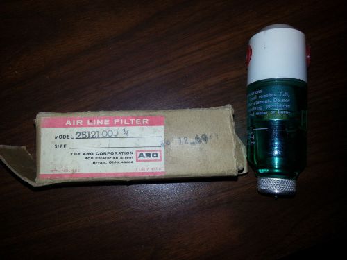 NEW ARO 25121-000  1/4 IN AIR LINE FILTER