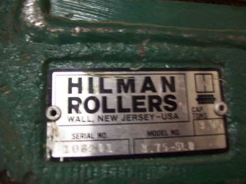 Hilman Rollers 3.75-SLD Moving Rollers, 3.75 Ton - Lot of 2