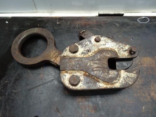 Renfroe lifting clamp model fr 2 ton capacity 0-1&#034; jaw plate dog for sale