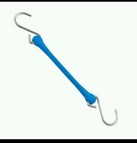 THE PERFECT BUNGEE  Bungee Strap stainless steel S-Hook 12 Inches Blue