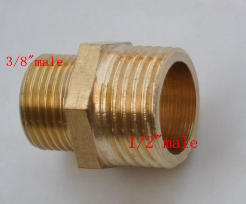 NPT G1/2&#034; male transfor 3/8&#034; male threads adapter 2pcs