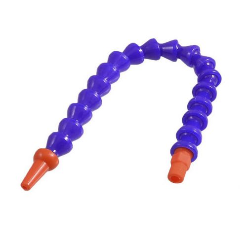 Plastic round nozzle 1/8&#034; pt thread flexible oil coolant pipe tube royal blue for sale