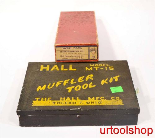 Hall model mt-15 muffler tool kit distributor grooving tool dr-995 0871-33 4 for sale
