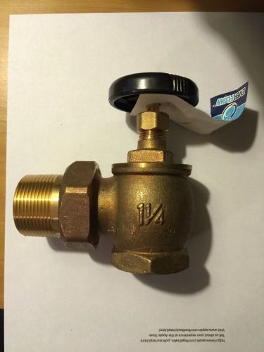 Everflow Angle Steam Radiator Valve 1-1/4