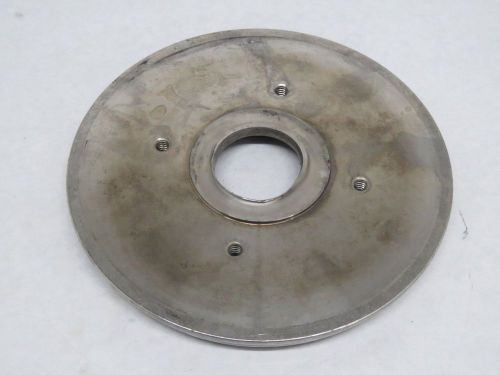 Tri clover 1-1/8in id 6-1/4in od pump backing plate stainless b324989 for sale