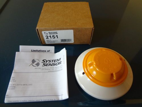 Brand new system sensor 2151 smoke detector free shipping !!! for sale
