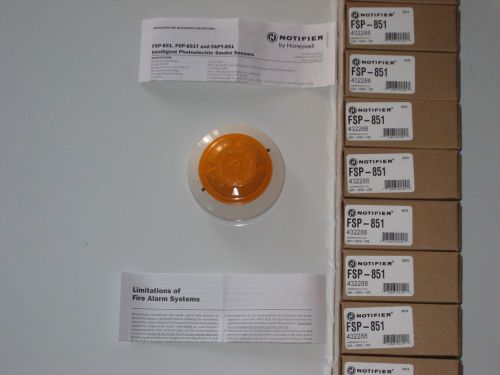 Notifier fsp- 851 photoelectric smoke detector head * new in box * for sale