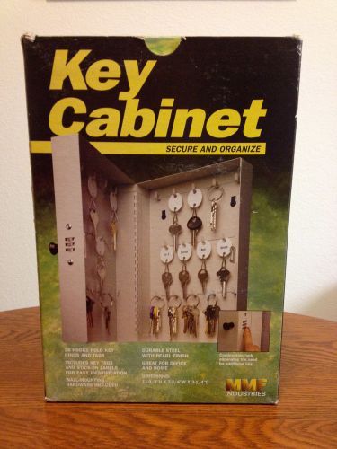 Mmf hook-style key cabinet 28-key durable steel pearl combination lock new for sale