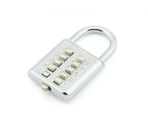 NEW 5 Number Combination Fad Digit Push-Button Luggage Travel Code Lock US BB