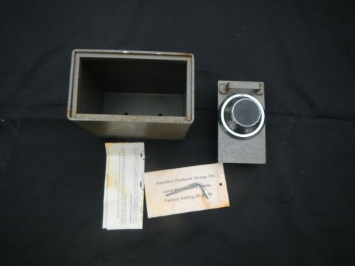 Small safe with sergent greenleaf r 6700 series lock  6.75 x 4 x 8 group 2 36 mm for sale