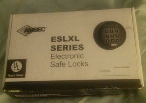 Amsec esl10xl digital safe lock in a chrome finish replaces s&amp;g 6120 and lagard for sale