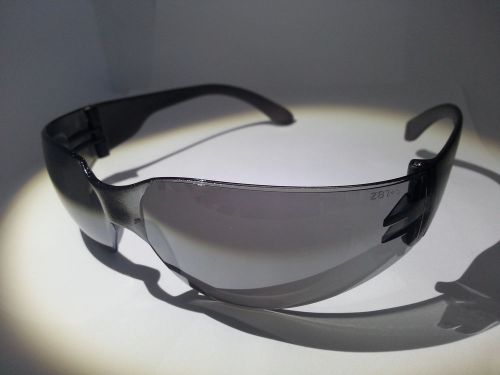 2 PAIRS OF ANSI Z87 + 2003 HIGH IMPACT APPROVED SAFETY GLASSES T8200 SILVER LENS