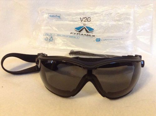Pyramex V2G Gray Lens Safety Glasses Goggle GB1820ST Anti Fog Job Sport Eyewear