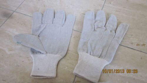 Canvas Work Gloves 8 Oz Mens Size whole sale lot -6 dozen 72 pair