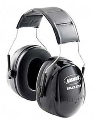 Peltor AO Safety 97006 Bullseye-7 Hearing Protector Shooting Earmuff Black NRR27
