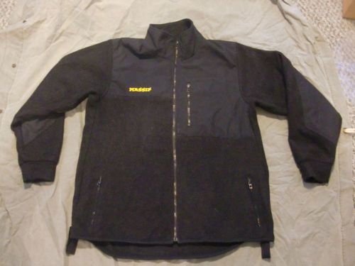 XL Massif Inferno Nomex Fleece FR Jacket, Black - Extra Large - Excellent Cond.