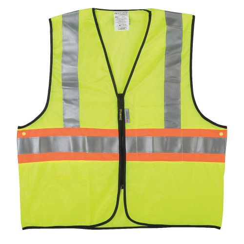 High Visibility Vest, Class 2, XL, Yellow LUX-SSG2TZ-YXL