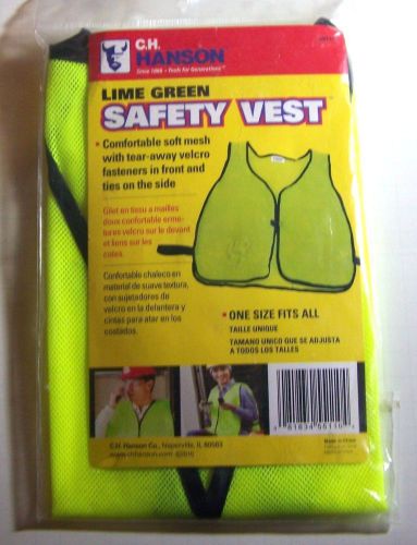 C.H. Hanson Lime Green Safety Vest 55110