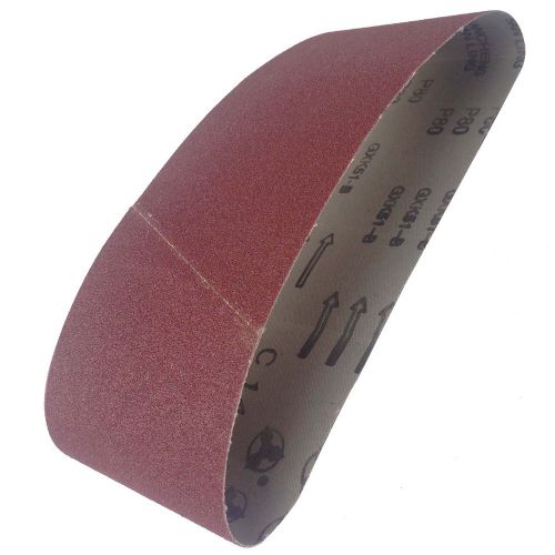 5 pcs 4 x 24 cloth x-weight professional portable sanding belts 320g grit inch for sale