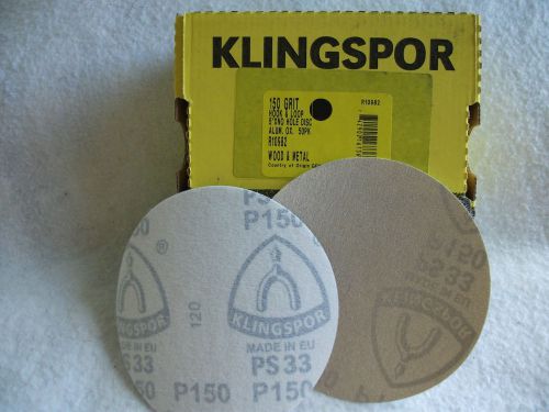 5&#034; Sanding Discs, Hook &amp; Loop, Stearate Aluminum Oxide, Klingspor Sandpaper 320g