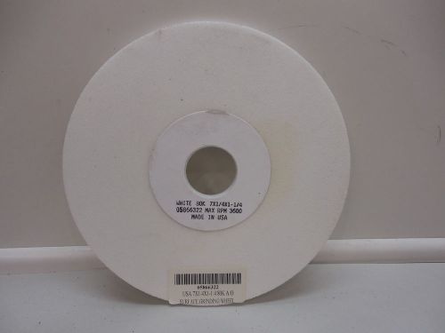 WHITE 80K A/O 7&#034; x 1/4&#034; x 1-1/4&#034; SURFACE GRINDING WHEEL 05866322 RPM-3600