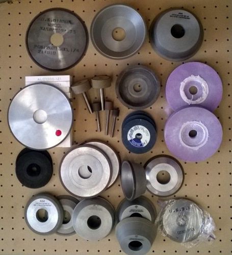 Big Lot Of Grinding Wheels, CBN, Diamond, Aluminium Oxide, New and Used