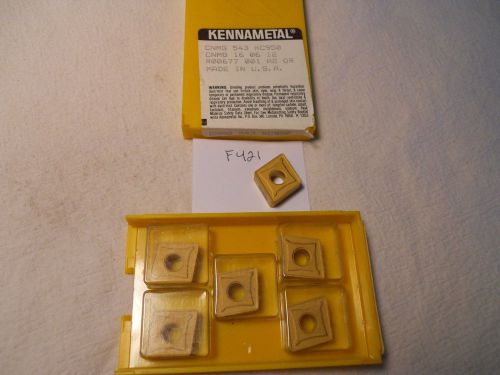 10 new kennametal cnmg 543 carbide inserts. grade: kc950. usa made  {f421} for sale