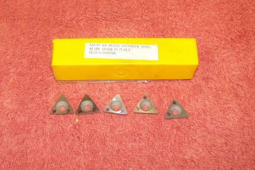 KENNAMETAL    CARBIDE INSERTS     SM -37    PACK  OF 5   SEATS / SHIMS
