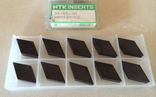 NTK Ceramic Inserts DNG 431 HC2 DNGN431 TN Black New 10 Pcs