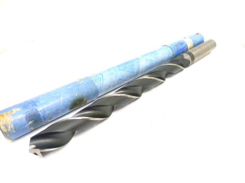 New surplus mohawk usa 1-17/64&#034; straight shank coolant twist drill 1.2656&#034; for sale