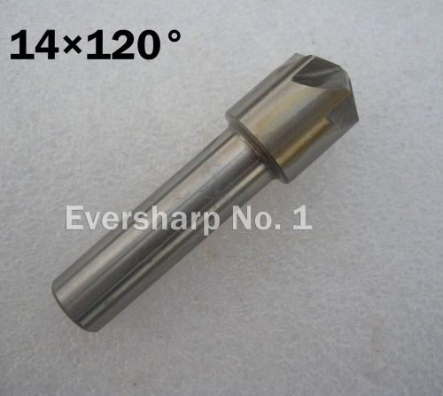 New 1pcs hss 6 flute cutter dia 14mm 120 degree countersink drill bit for sale