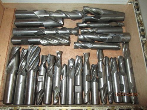MACHINIST LATHE MILL NICE Lot of Machinist End Mills Cutters for Milling Machine