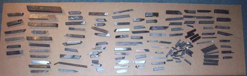 Large Lot (125+ pcs.) of Machinist&#039;s Cutting Bit Tools (var. sizes &amp; condition )