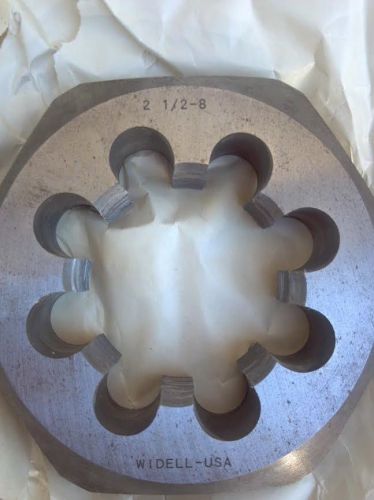 Widell 2&#034; 1/2- 8  Hexagon Thread Die  - Made In USA