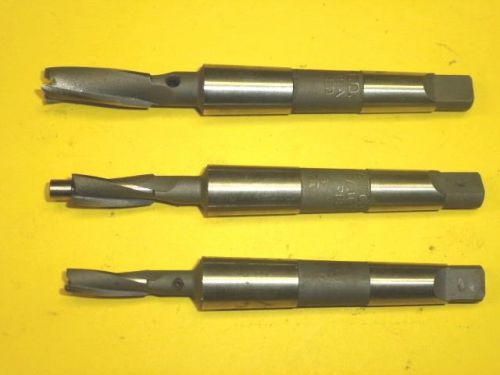 LOT of (3) M.R.&amp;T. Co. COUNTERBORE REAMERS, 1/4&#034;, 5/16&#034;, 3/8&#034;, 1MT