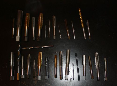 Lot of Taps, drill bits and ez outs