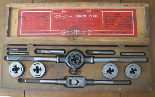 Vintage greenfield little giant screw plate no. 4 for sale