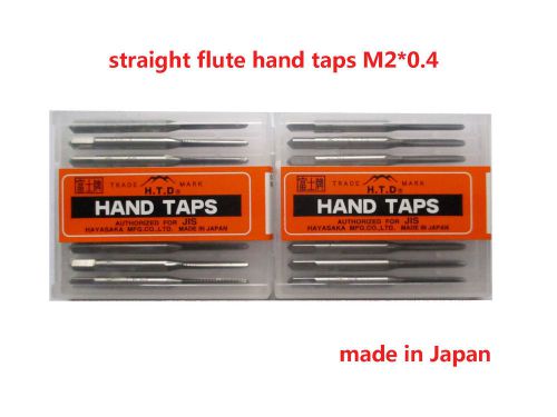 10pcs Metric Machine Tap M2 X0.4mm Tap Threading Tools H.T.D brand Free shipping